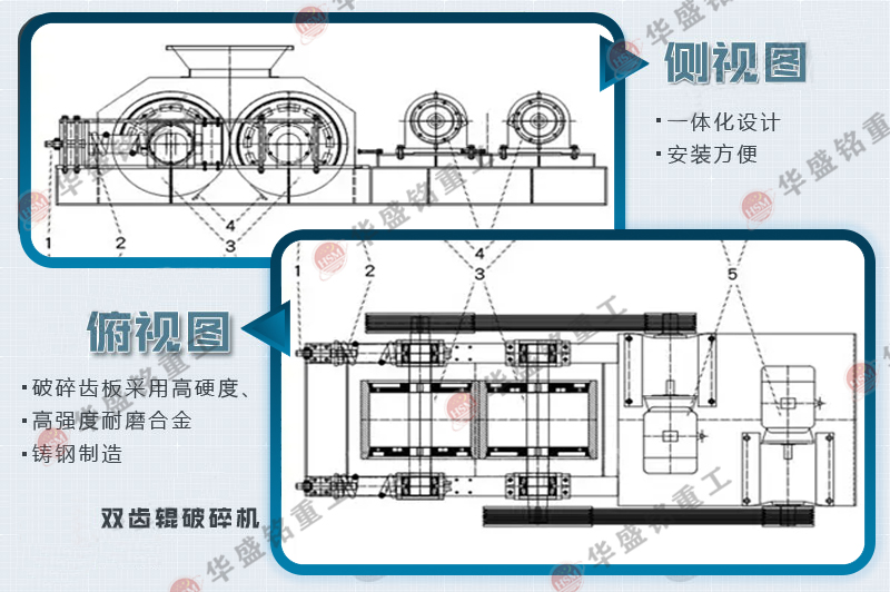 蘭炭破碎機結構